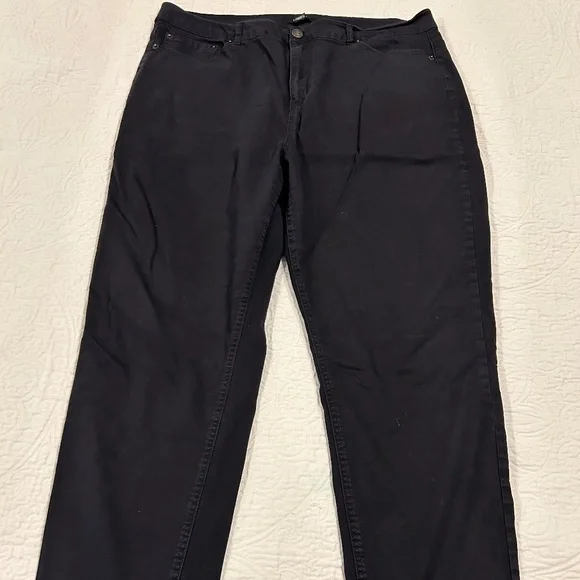 Pantalon Forever 21 Taille 2 - Imprimé Feuilles, 100% Coton, Avec Poche Et Fermeture
